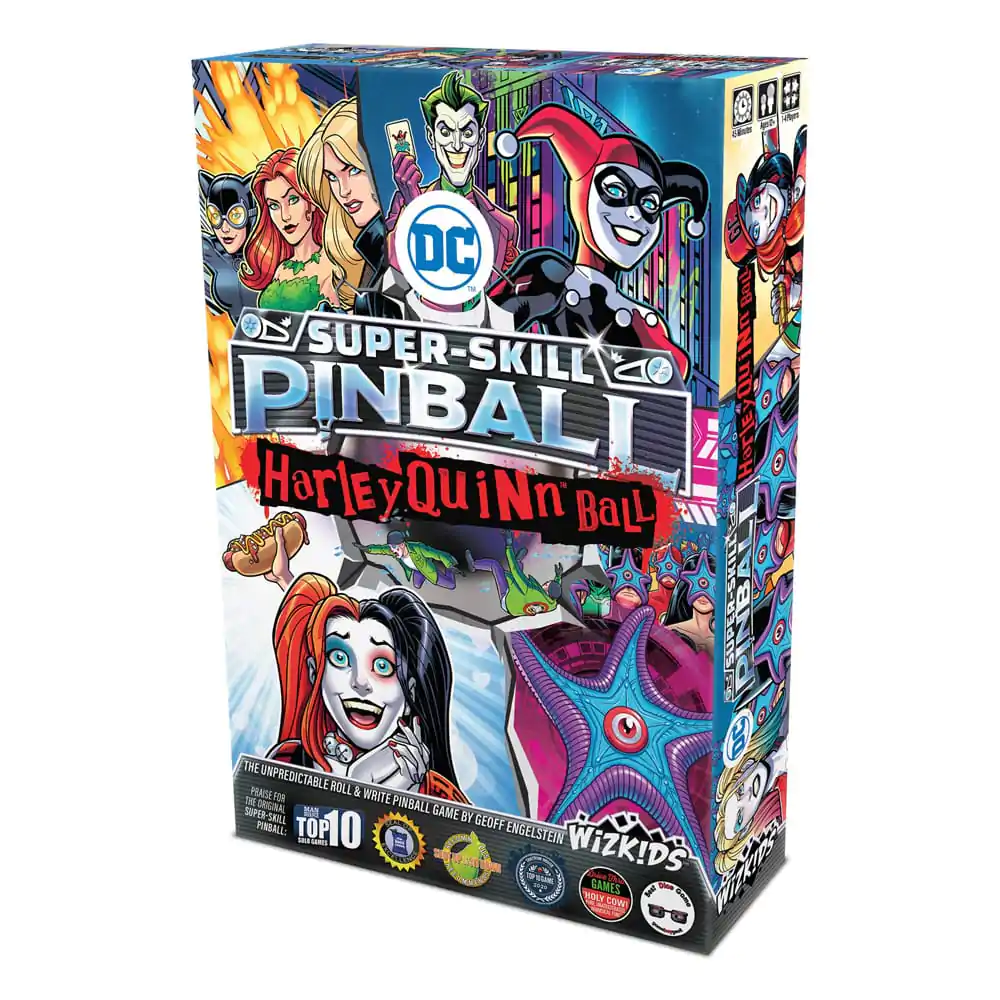 DC Comics Super-Skill Pinball: Harley Quinn Ball Board Game *English Version* product photo