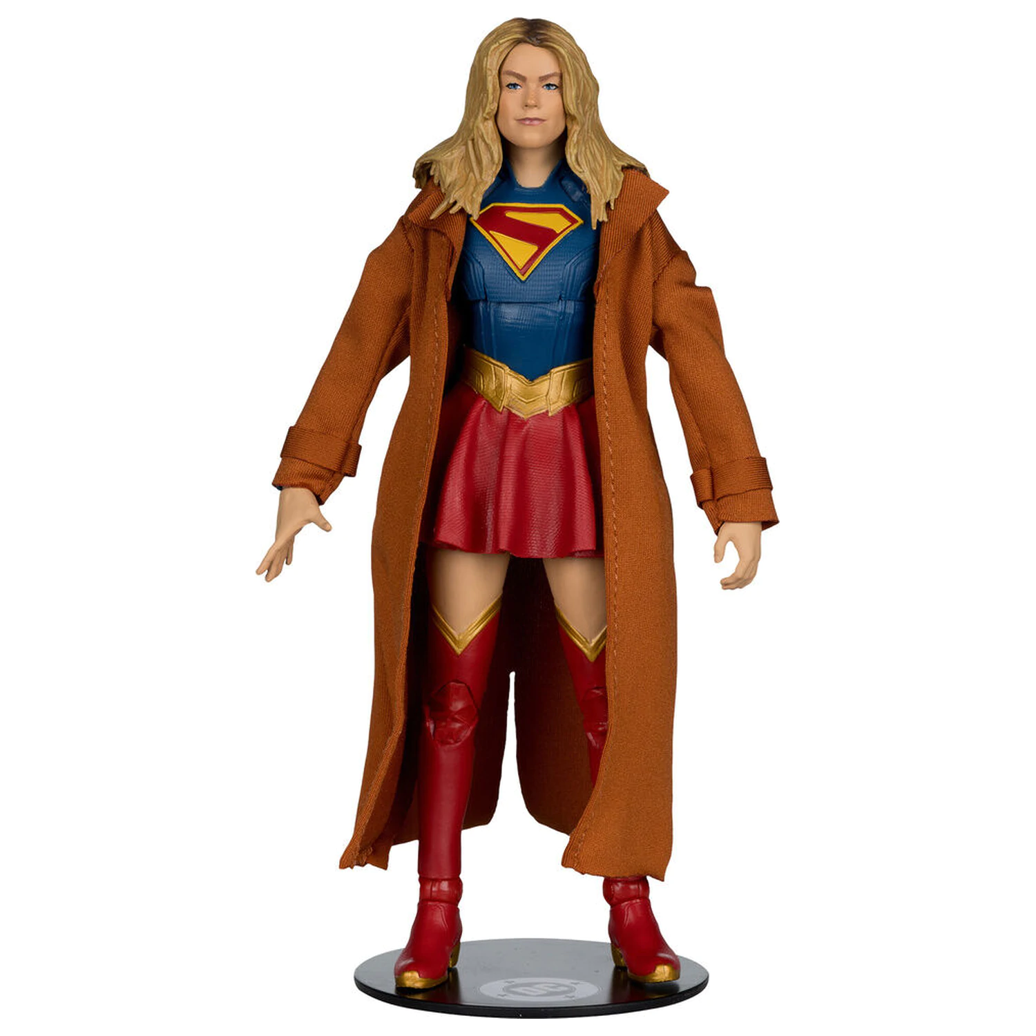 DC Comics Supergirl Deluxe Theatrical Edition Gold Label Collection Supergirl & Puppy Kripto figure 18cm product photo