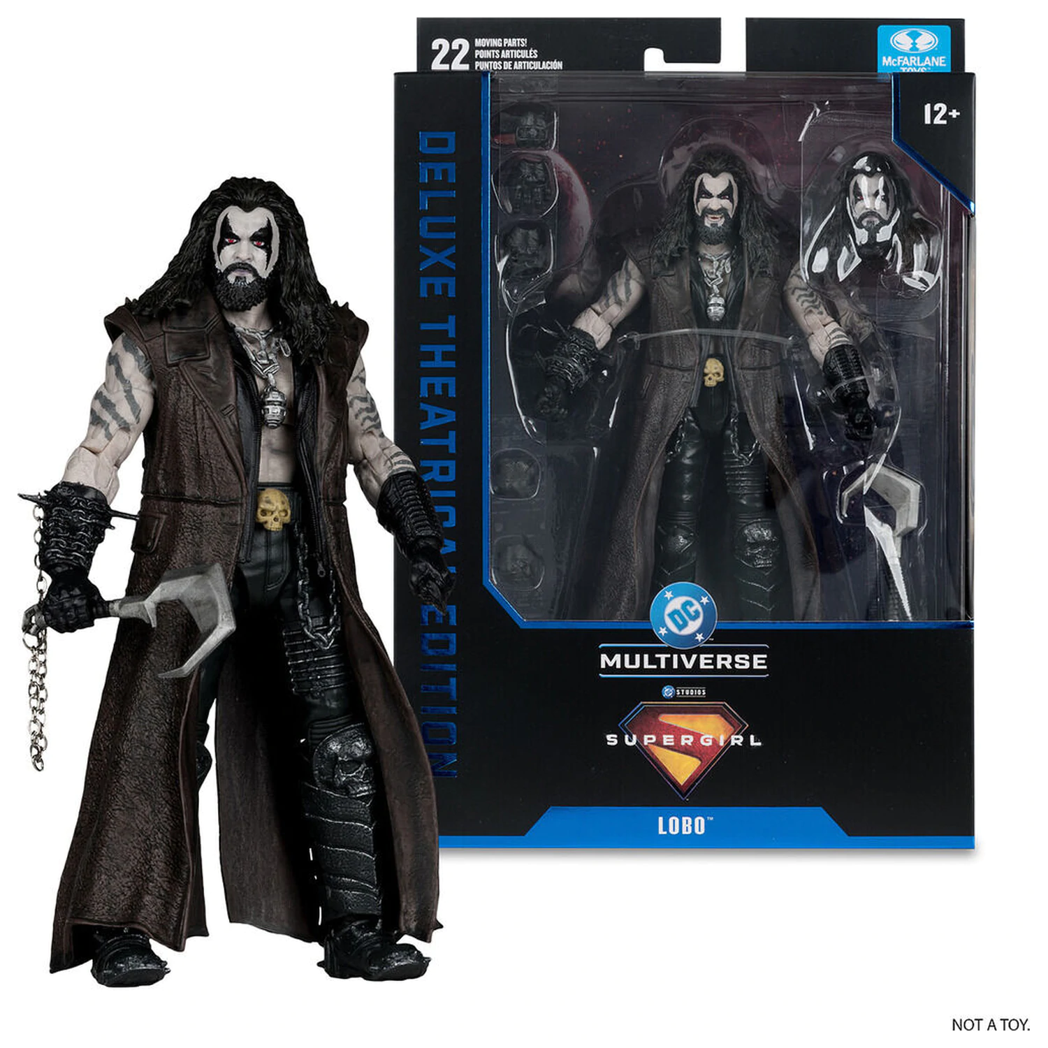 DC Comics Supergirl Deluxe Theatrical Edition Lobo figure 18cm product photo