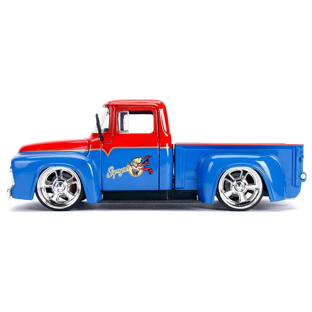 DC Comics Supergirl Ford F-100 Pickup 1956 metal car + figure set product photo