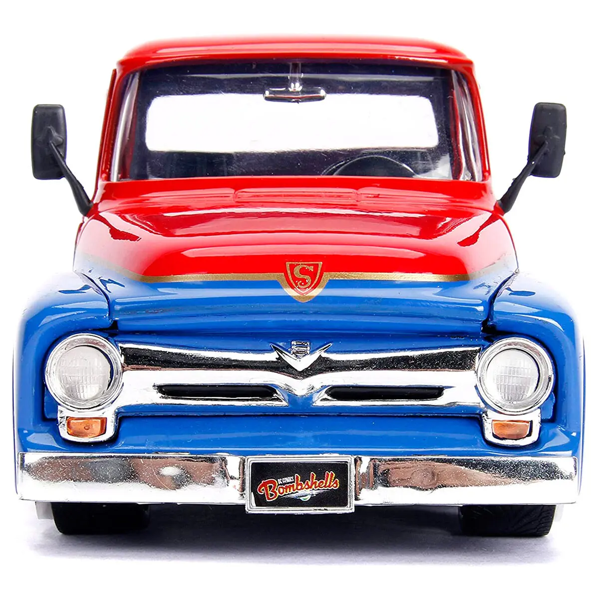 DC Comics Supergirl Ford F-100 Pickup 1956 metal car + figure set product photo