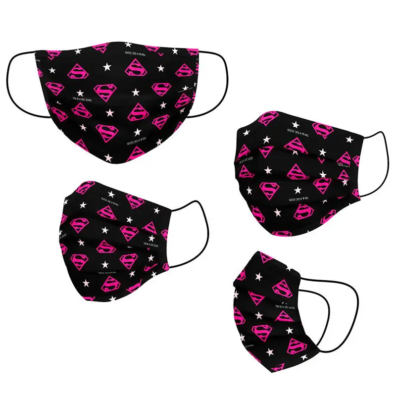 DC Comics Supergirl reusable kids face mask product photo