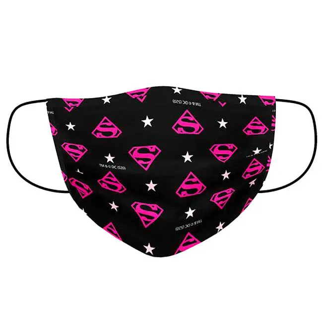 DC Comics Supergirl reusable kids face mask product photo