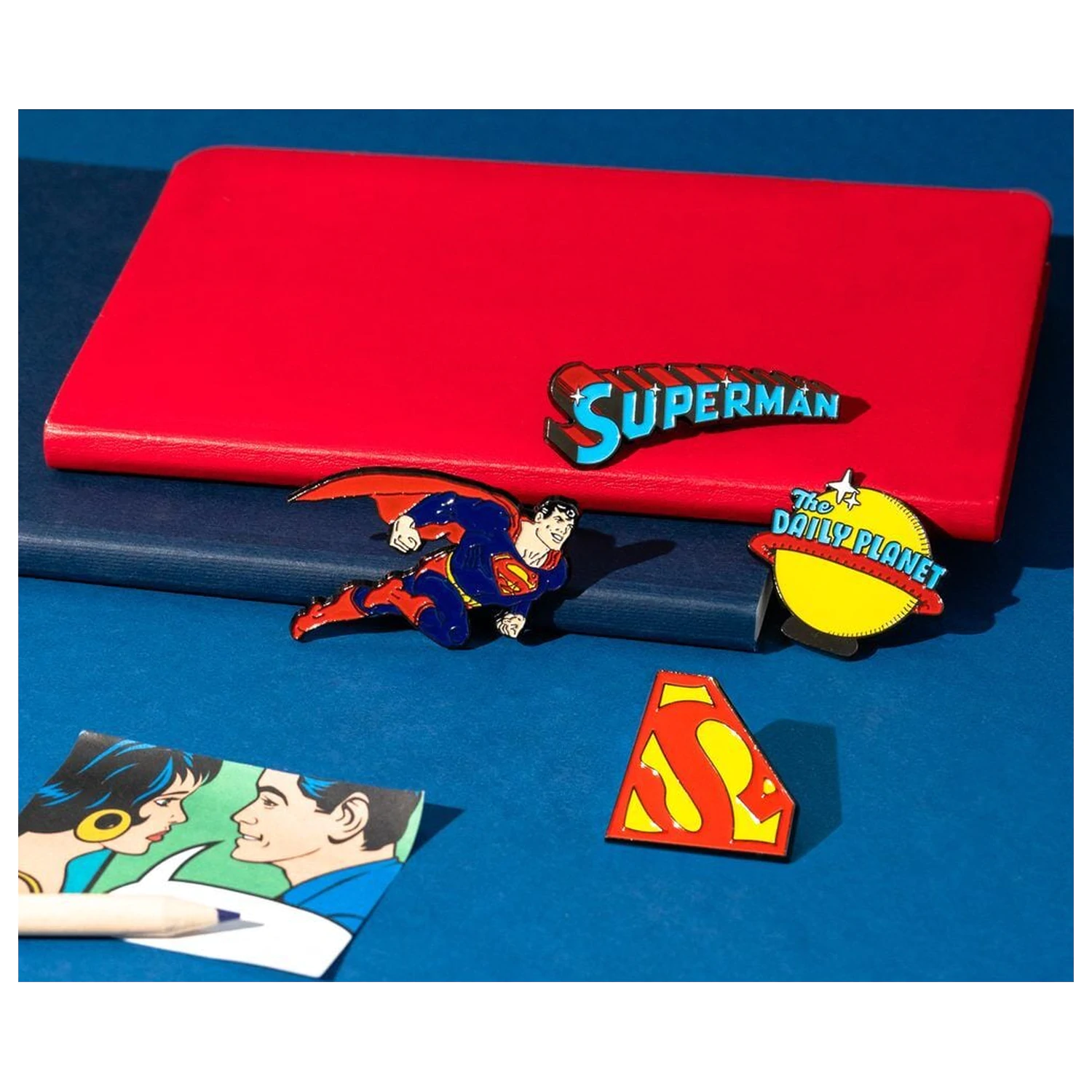DC Comics Superman set of 4 pins product photo