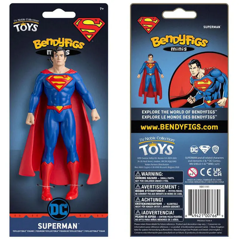 DC Comics Bendyfigs Bendable Figure Superman 14 cm termékfotó