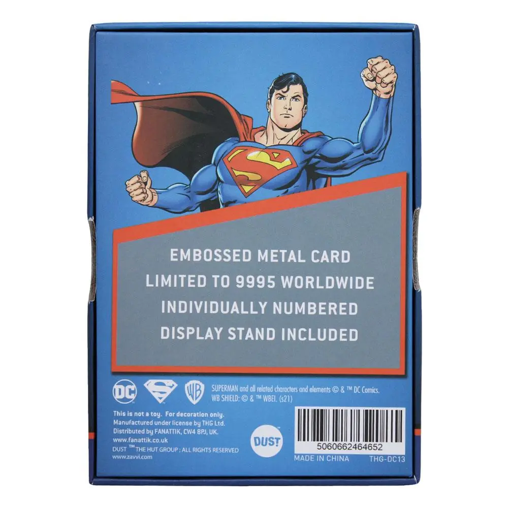 DC Comics Collectible Plaque Superman Limited Edition product photo