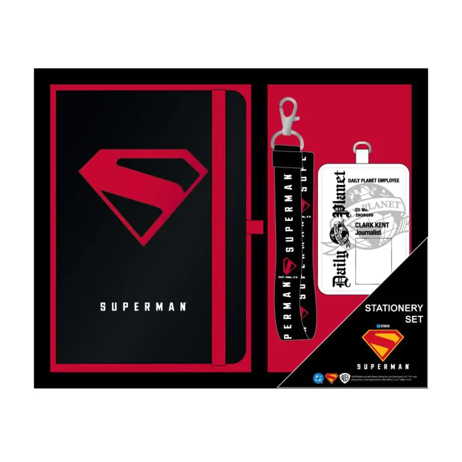 DC Comics Superman stationary set product photo