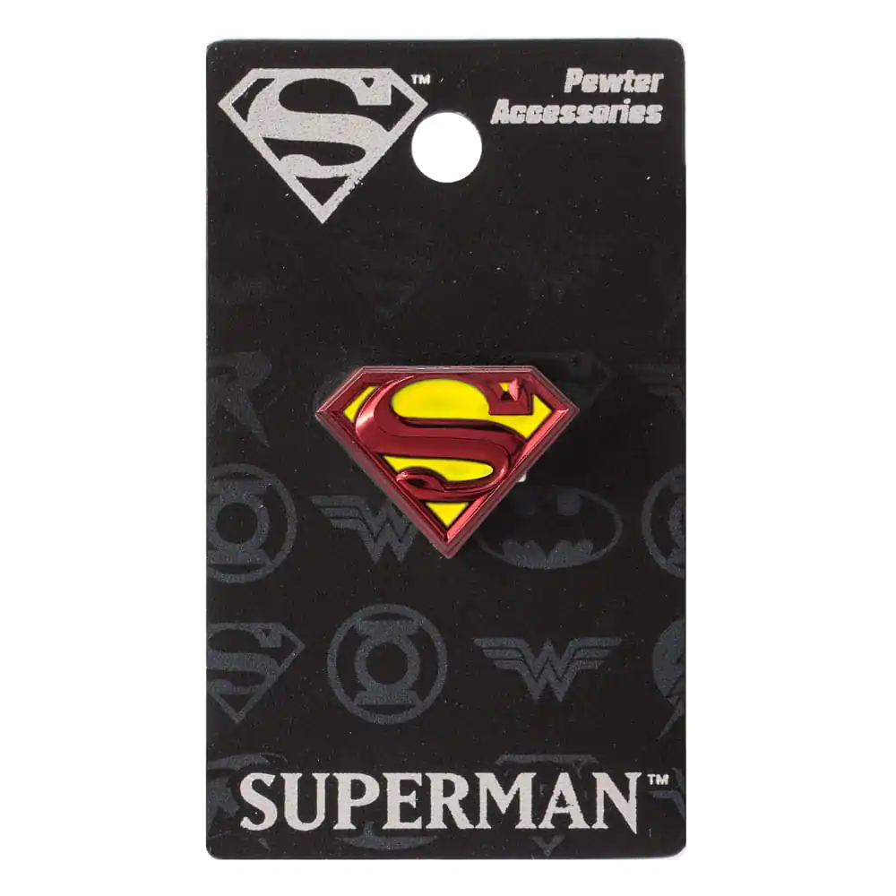 DC Comics Pin Badge Superman Logo coloured product photo