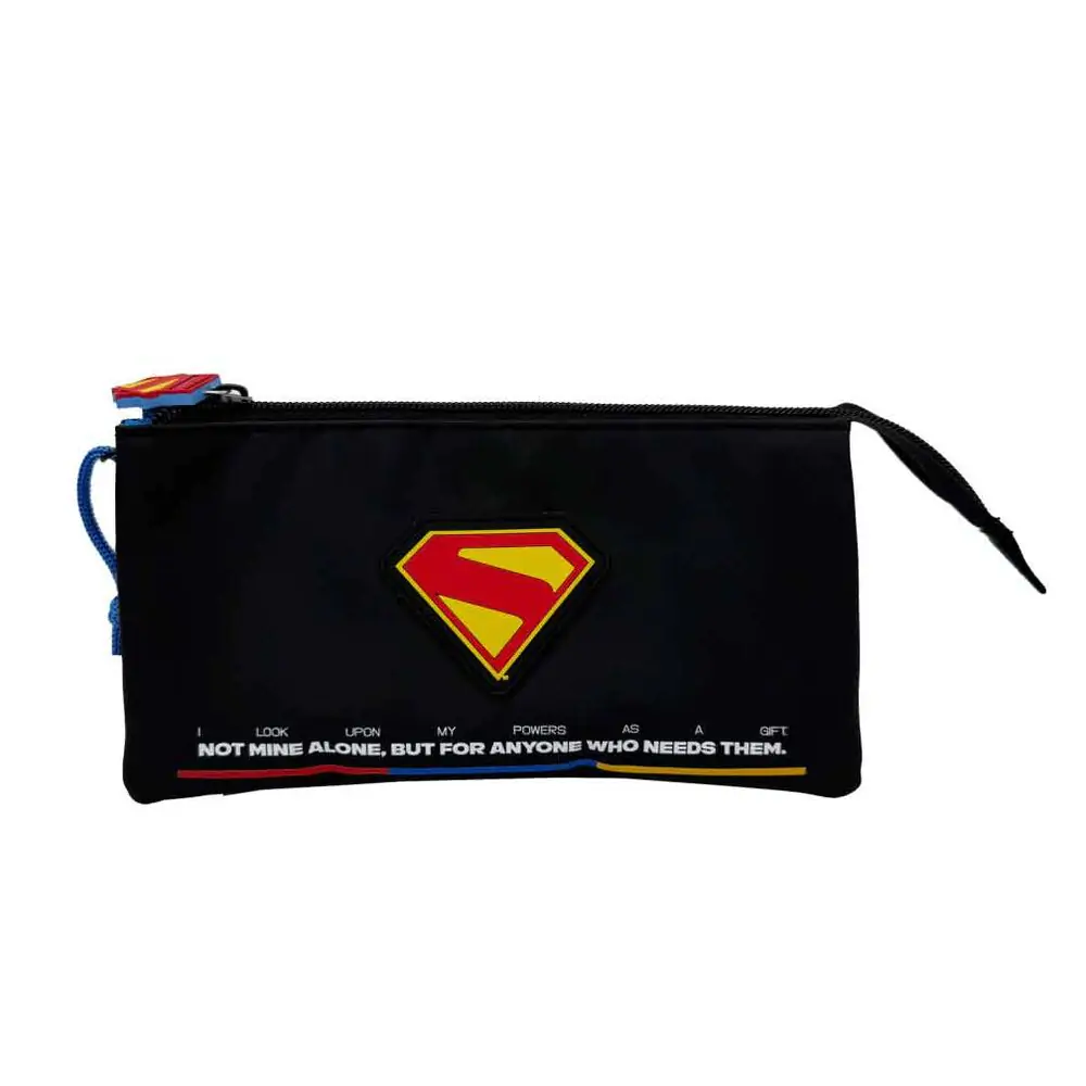 DC Comics Superman Logo triple pencil case product photo