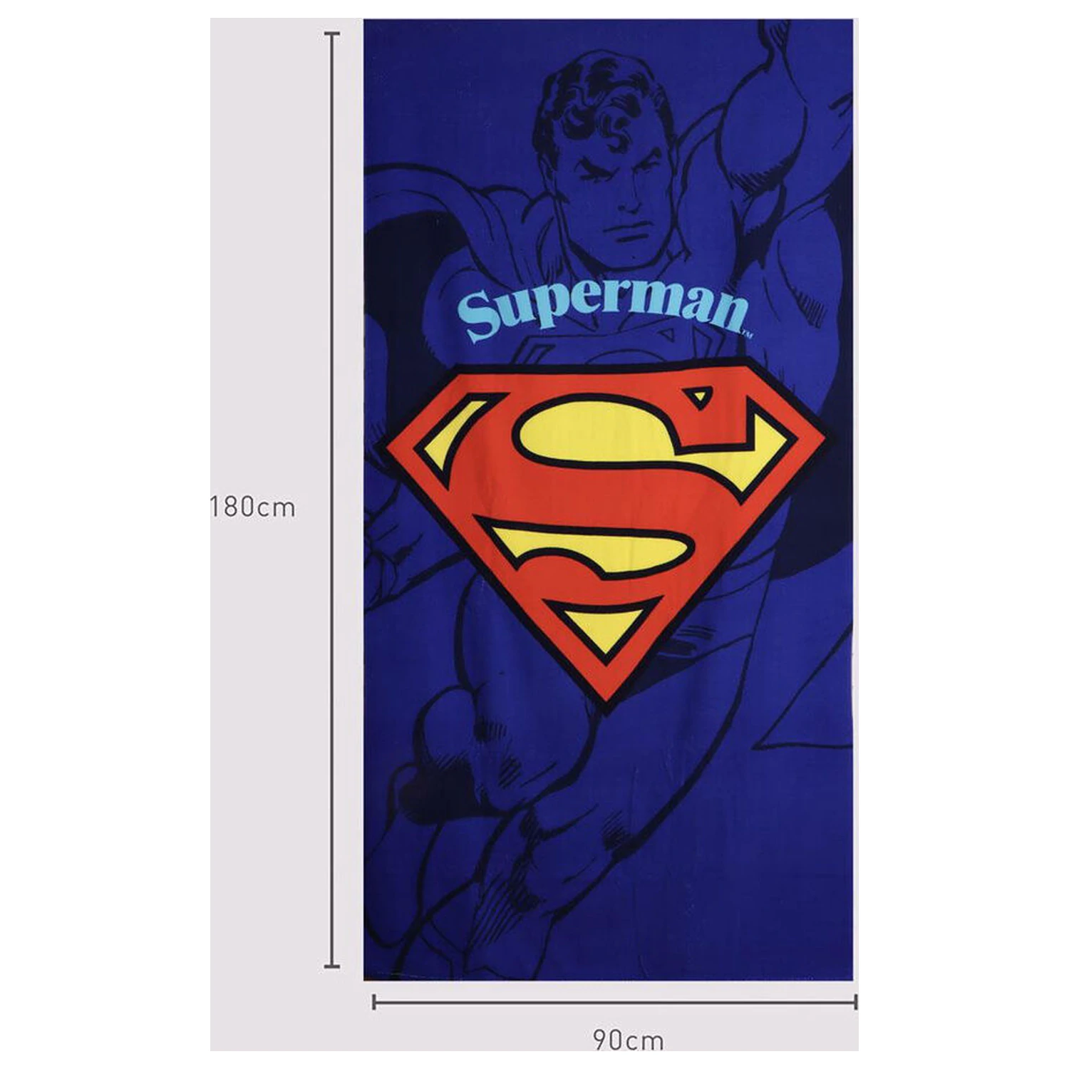 DC Comics Superman microfibre beach towel product photo