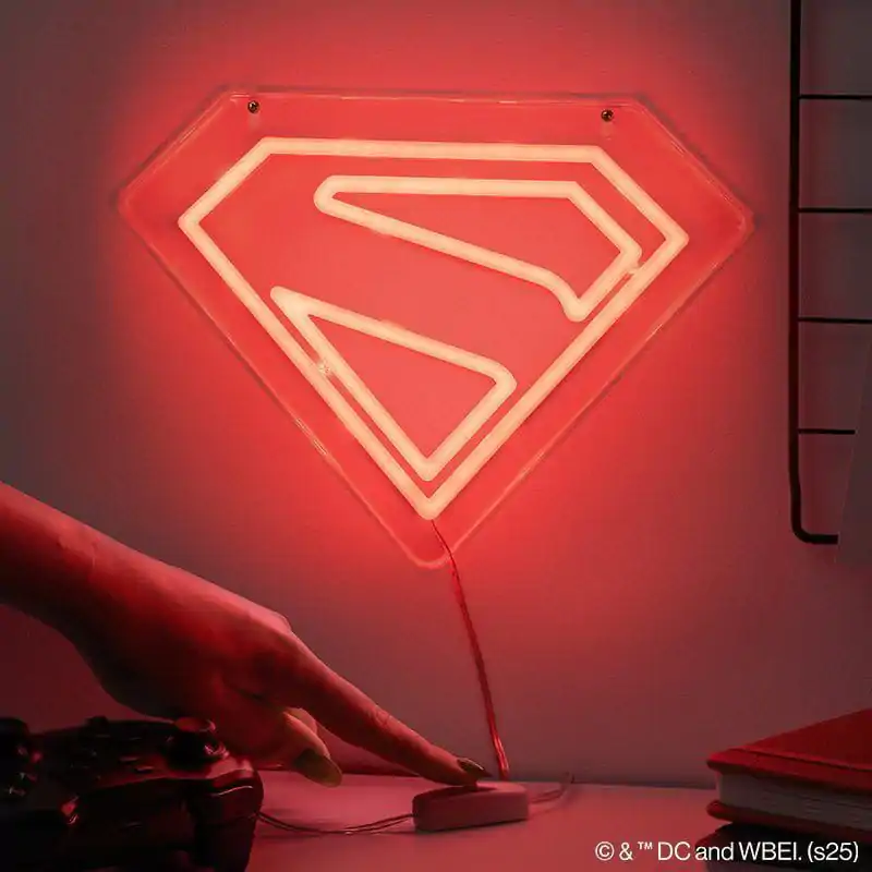 DC Comics LED Wall Lamp Light Superman Neon product photo