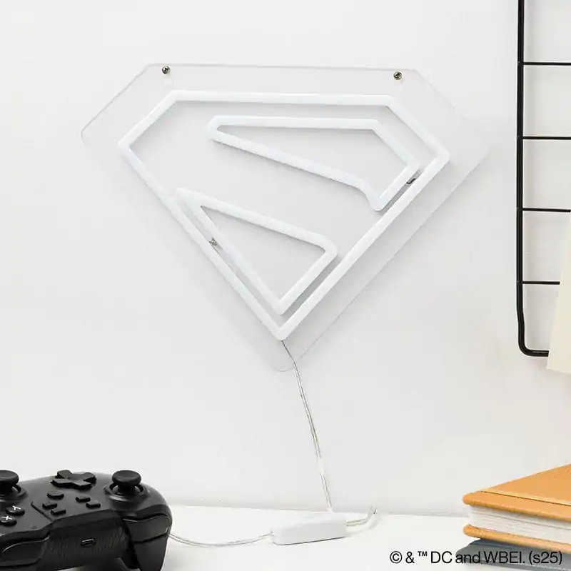 DC Comics LED Wall Lamp Light Superman Neon product photo
