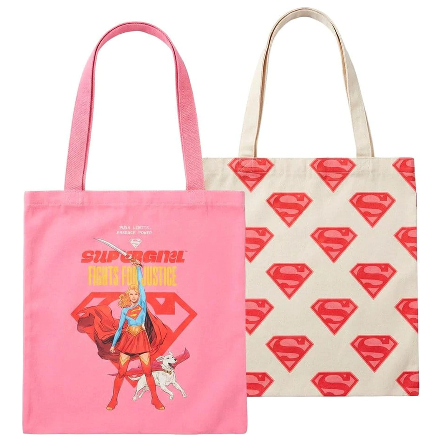 DC Comics Tote Bags 2-Pack Superman Supergirl product photo