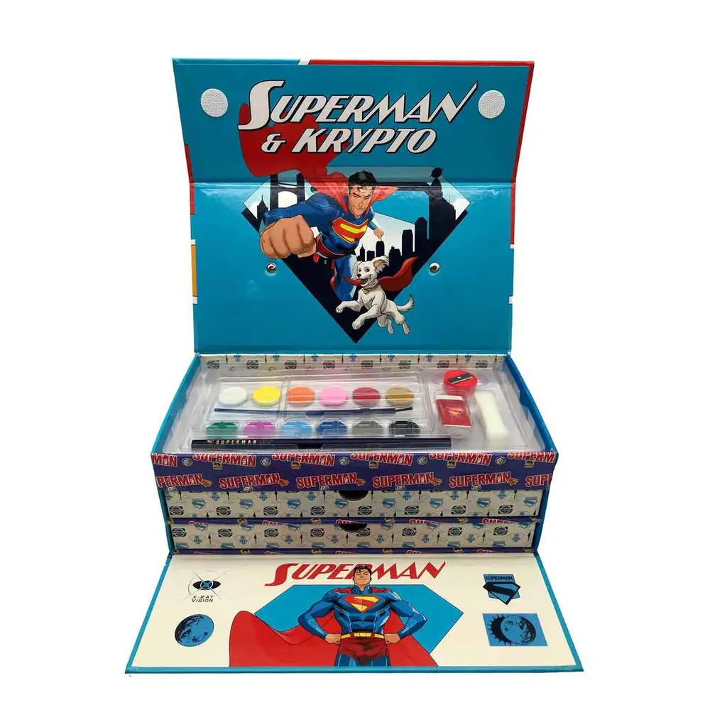DC Comics Superman Colouring stationery case product photo