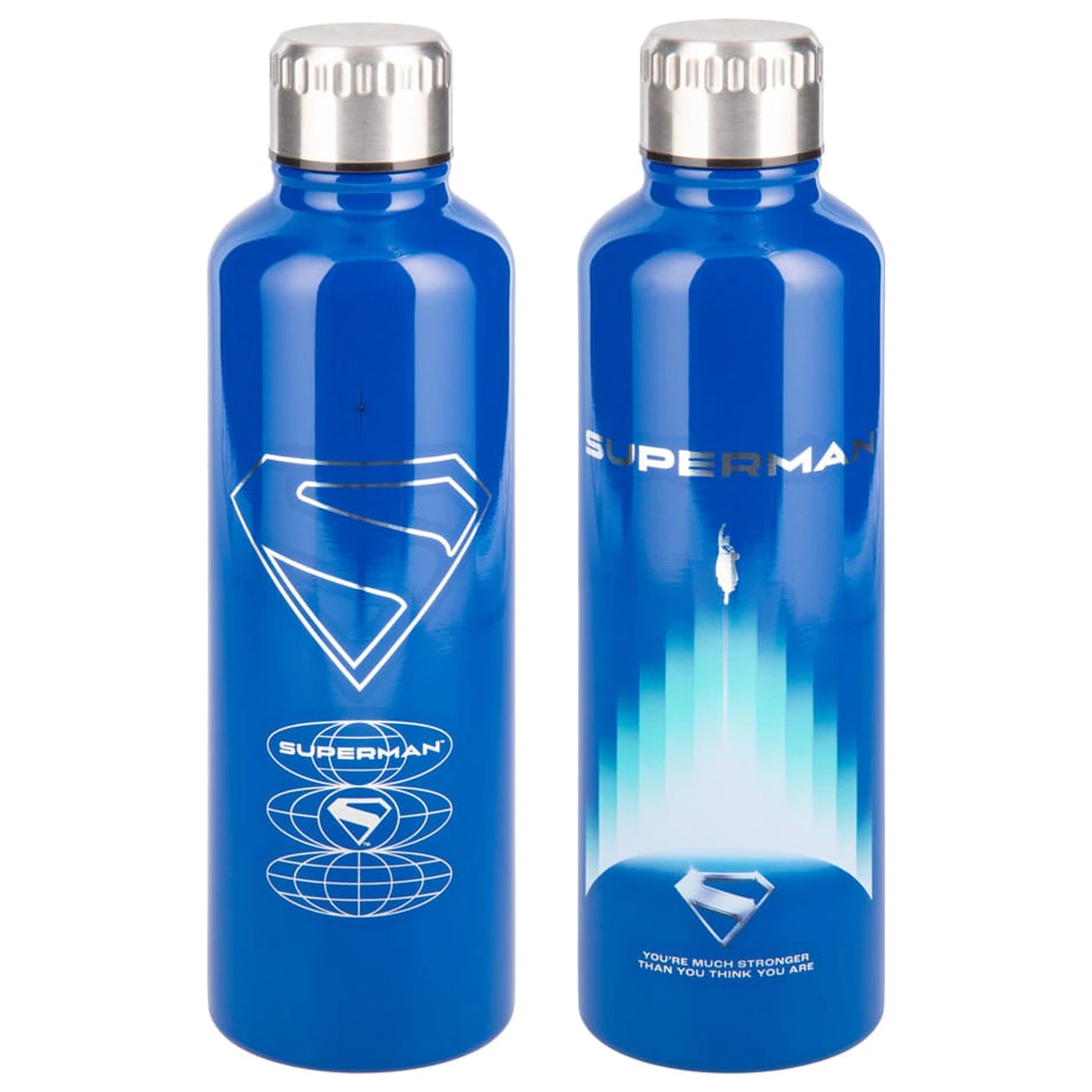 DC Comics Metal Water Bottle Superman Theatrical  product photo