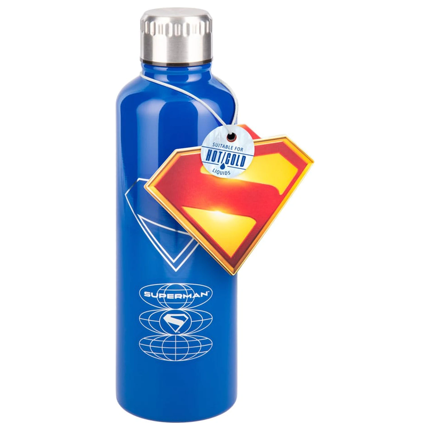 DC Comics Metal Water Bottle Superman Theatrical  product photo