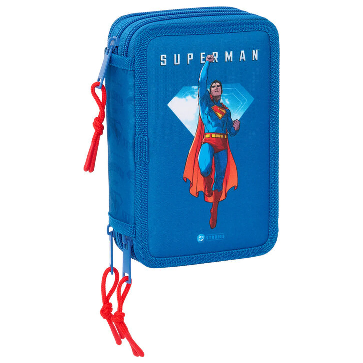DC Comics Superman triple pencil case 37pcs product photo