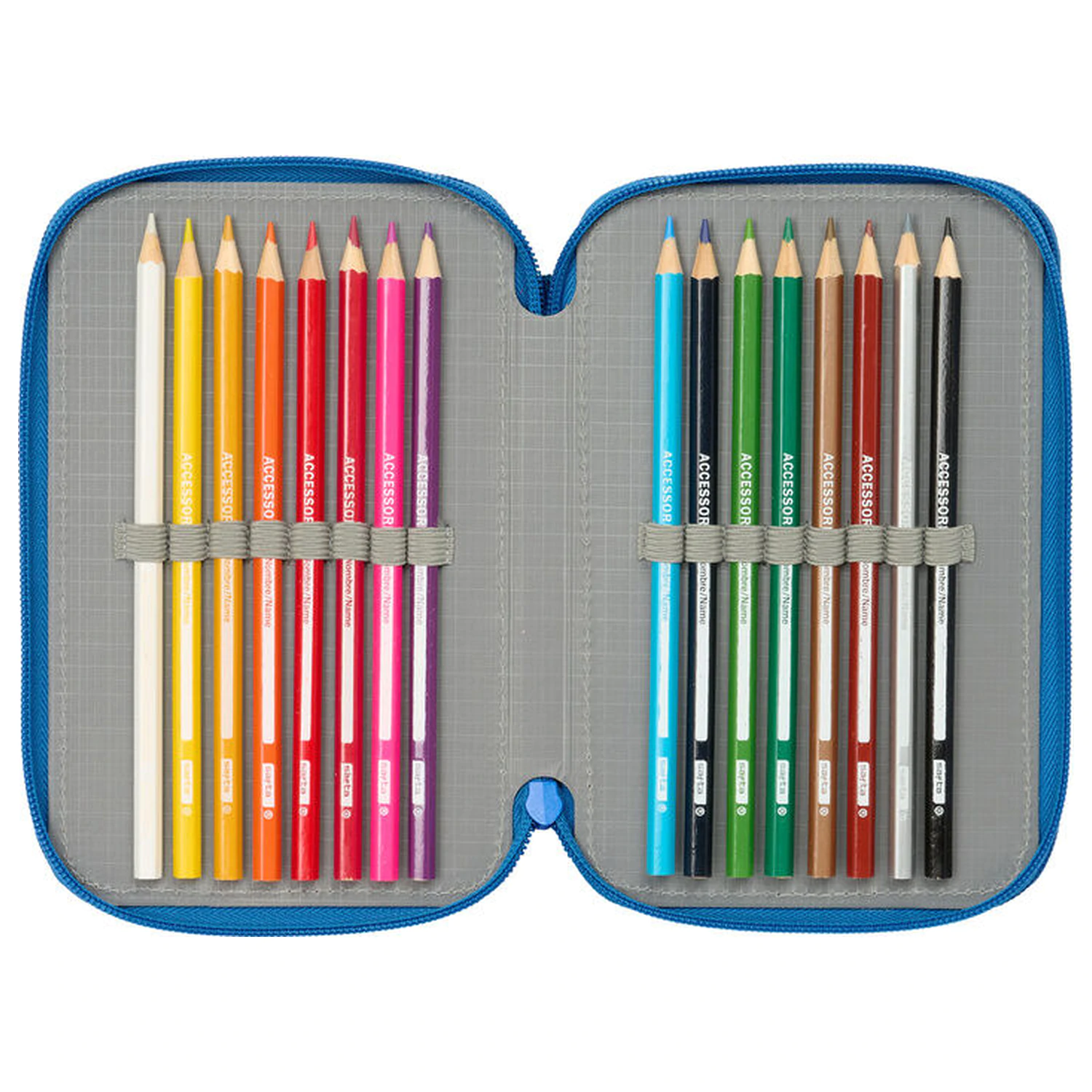 DC Comics Superman triple pencil case 37pcs product photo