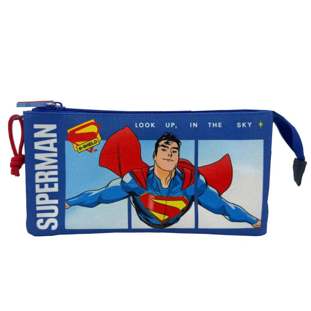 DC Comics Superman triple pencil case product photo