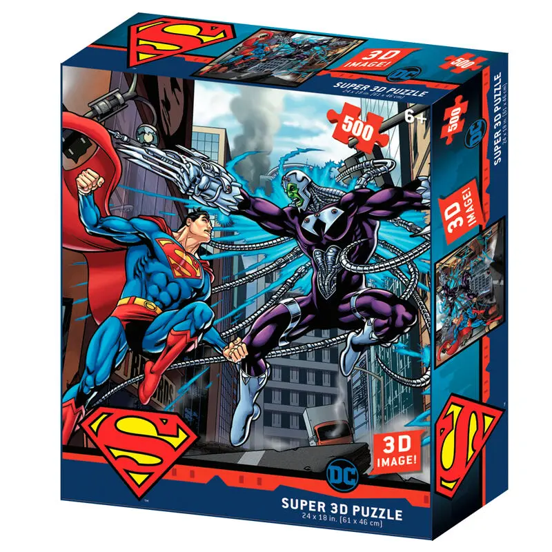 DC Comics Superman vs Braniac Prime 3D puzzle 500pcs product photo