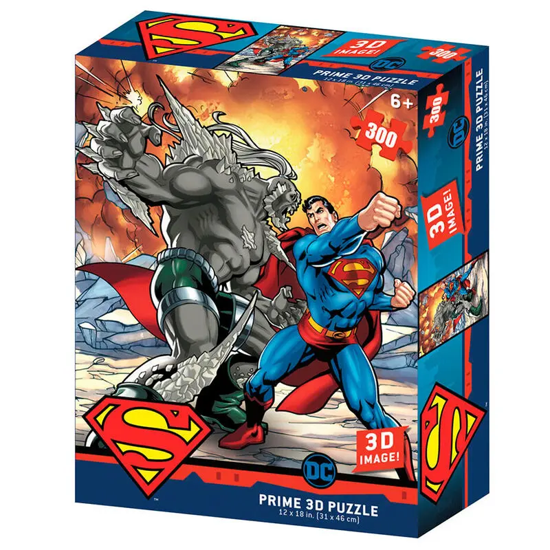 DC Comics Superman vs Doomsday Prime 3D puzzle 300pcs product photo