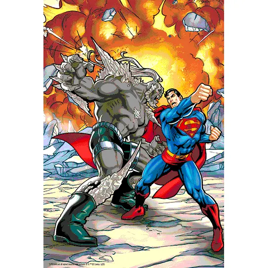 DC Comics Superman vs Doomsday Prime 3D puzzle 300pcs product photo