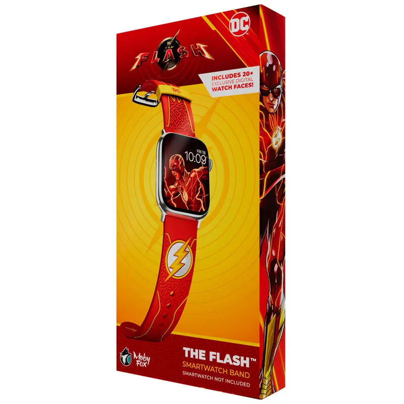 DC Comics the Flash 3D Smartwatch strap + face designs product photo