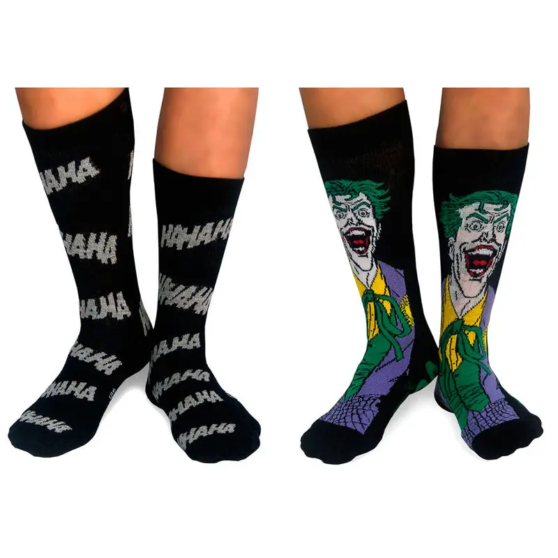 DC Comics The Joker 2 pack assorted socks product photo