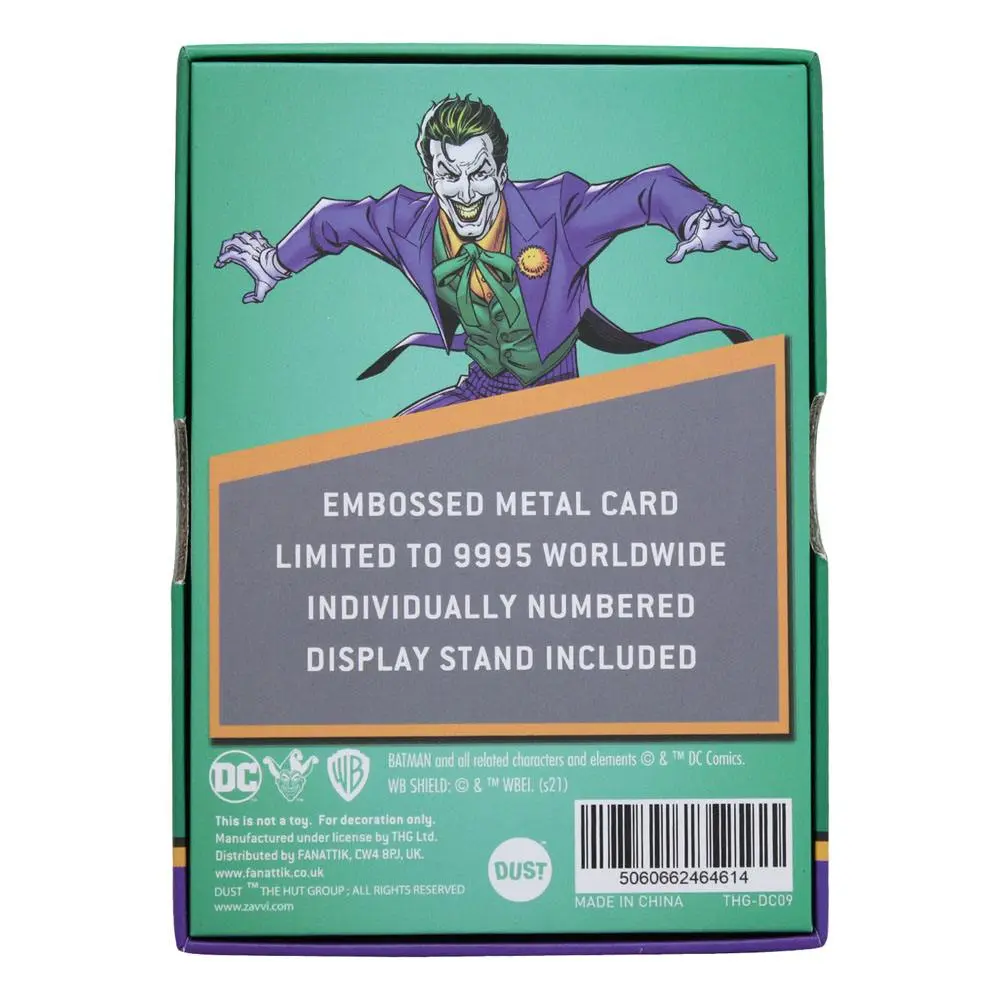 DC Comics Collectible Plaque The Joker Limited Edition product photo