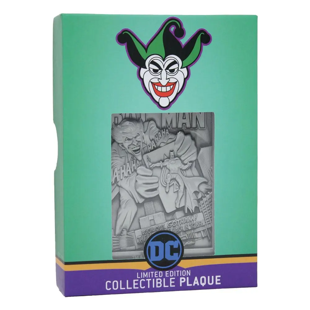 DC Comics Collectible Plaque The Joker Limited Edition product photo