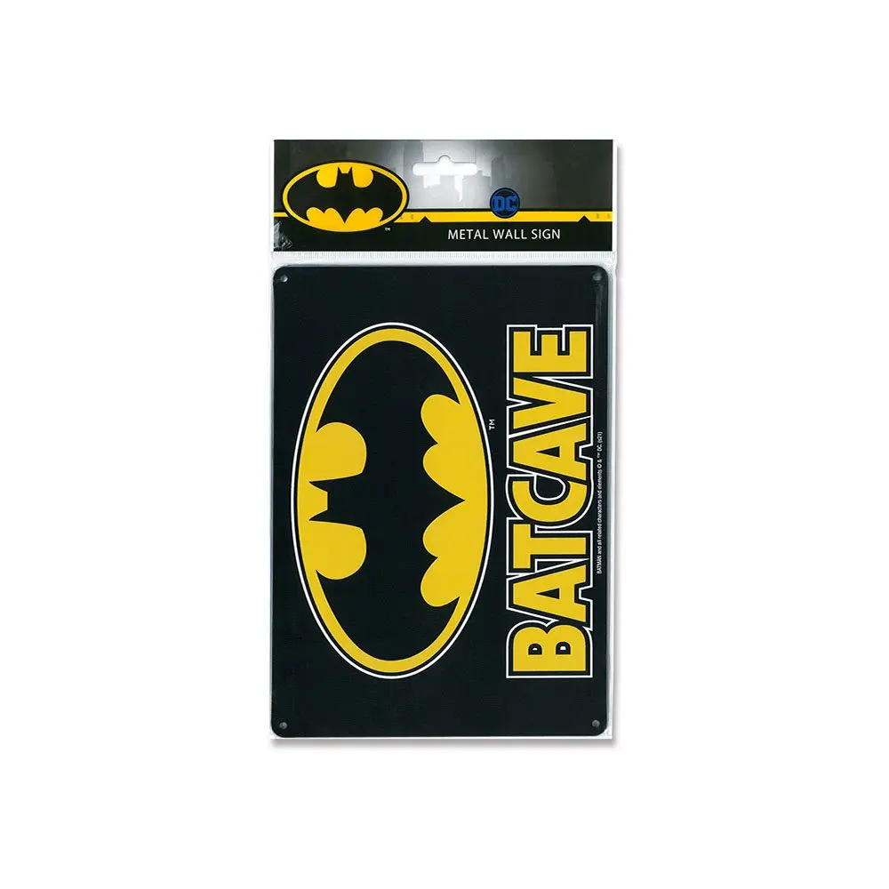 DC Comics Tin Sign Batcave 15 x 21 cm product photo