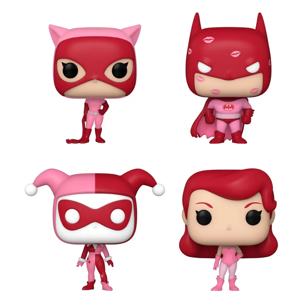 DC Comics Valentines Pocket POP! Vinyl Figure 4-Pack 4 cm product photo