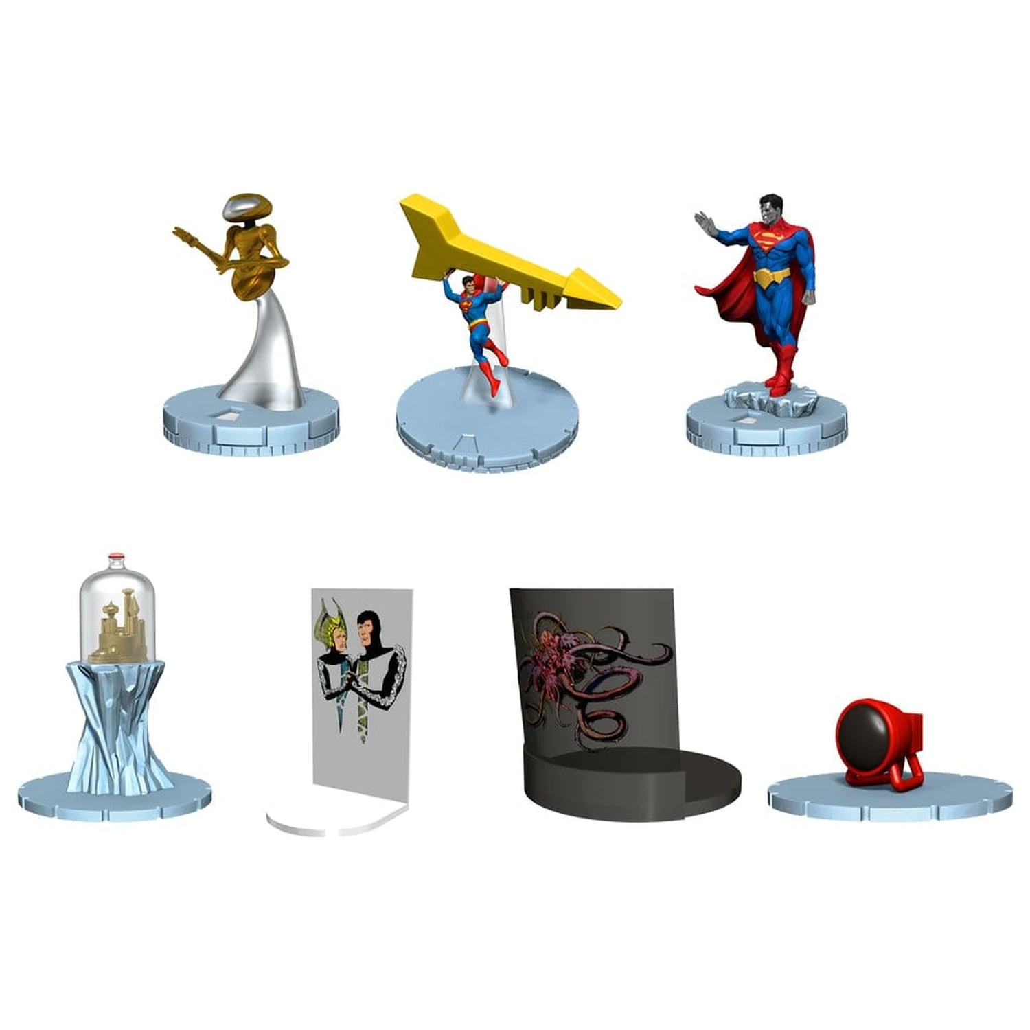 DC Comics Wizkids HeroClix Iconix Mini Figures Fortress of Solitude Vol 1 13 cm product photo