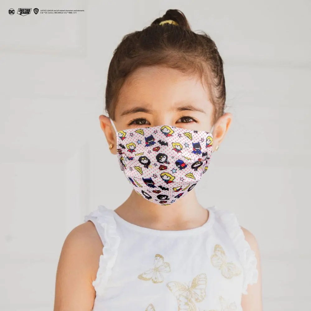DC Comics Kids Face Mask Wonder Woman &amp; Friends product photo