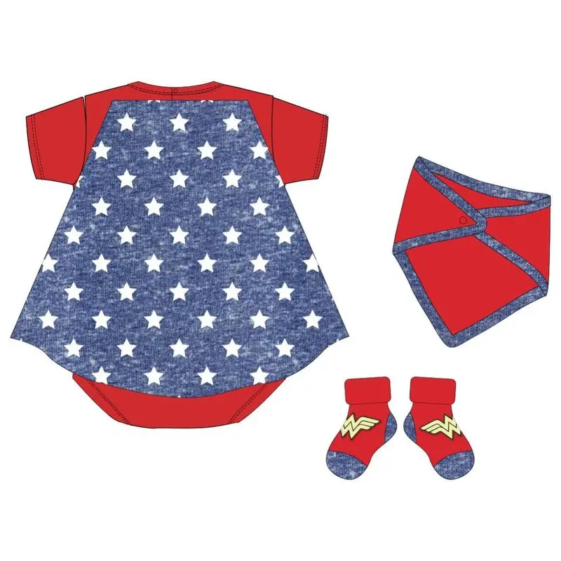 DC Comics Wonder Woman baby gift set product photo