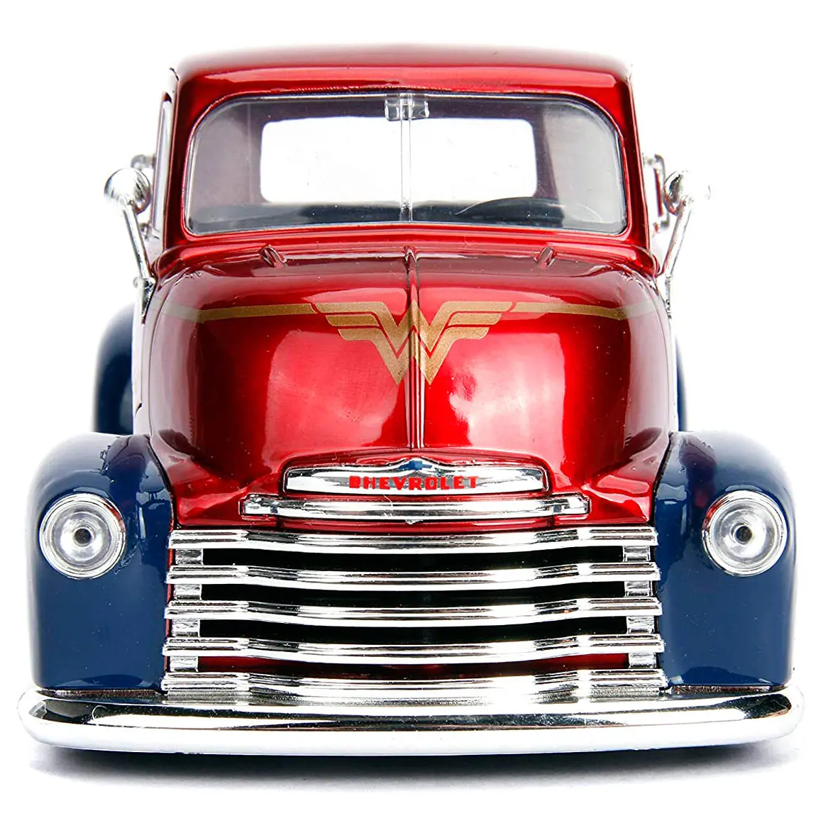 DC Comics Wonder Woman Chevy Coe Pickup 1952 metal car + figure set product photo
