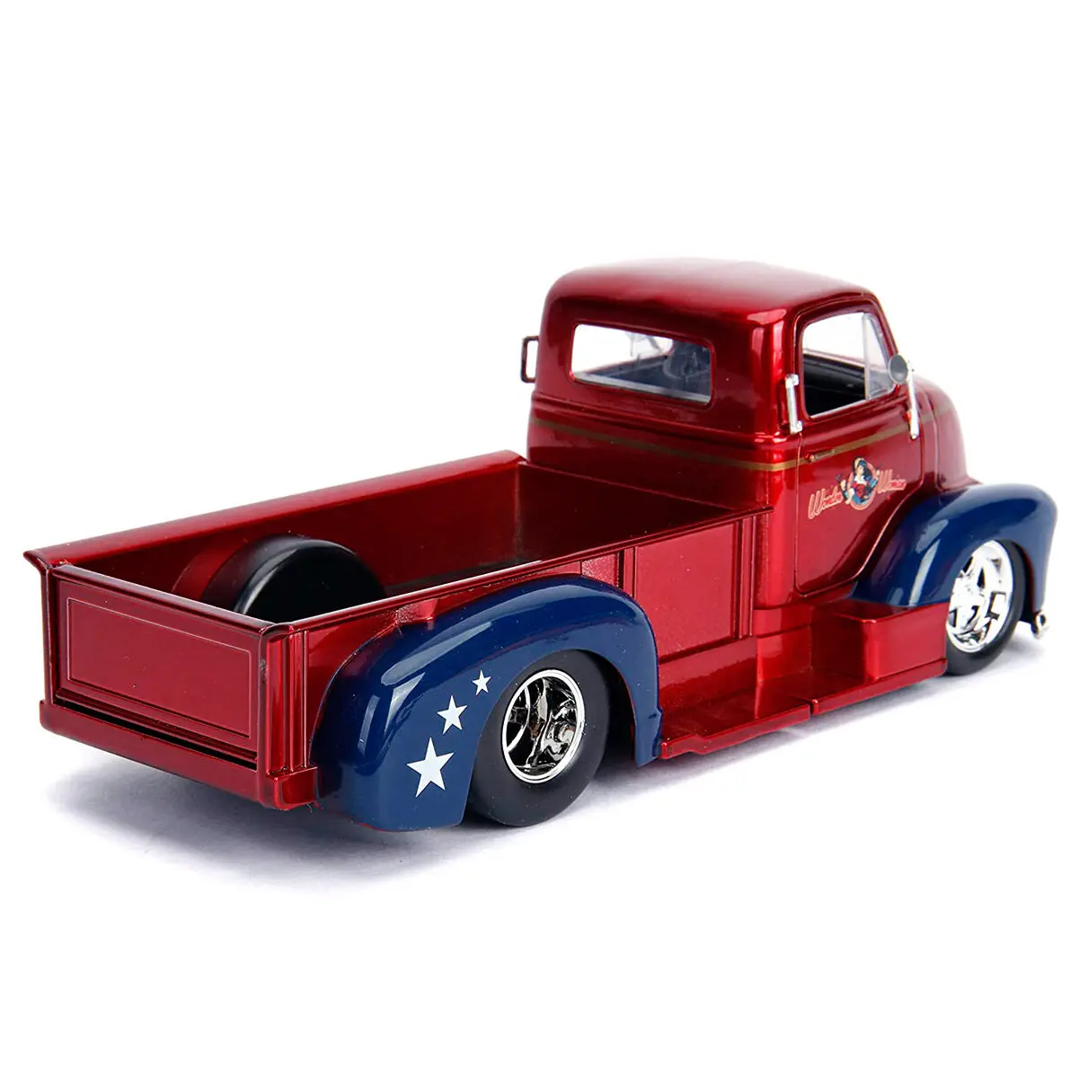 DC Comics Wonder Woman Chevy Coe Pickup 1952 metal car + figure set product photo