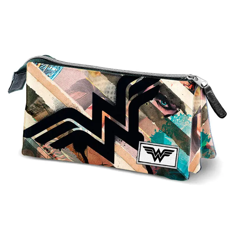 DC Comics Wonder Woman Collage triple pencil case product photo