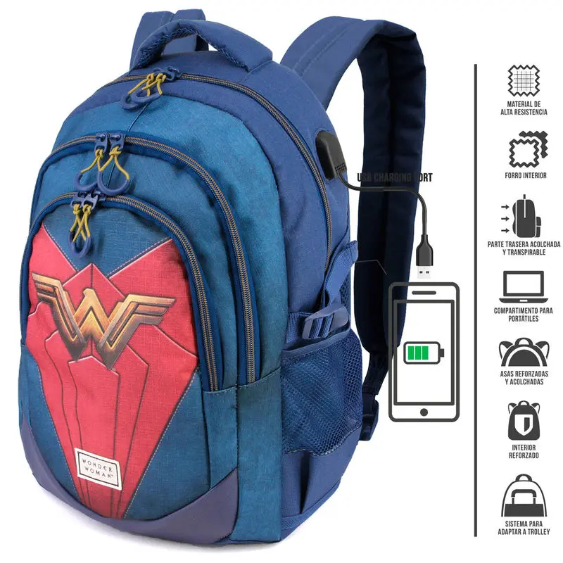 DC Comics Wonder Woman backpack 44cm product photo