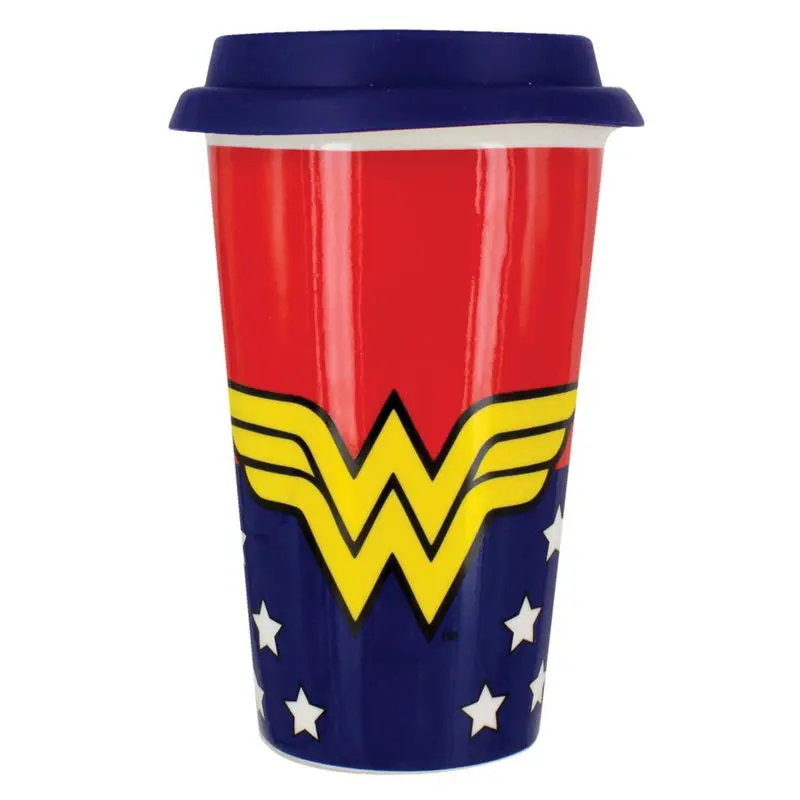 DC Comics Wonder Woman travel glass product photo