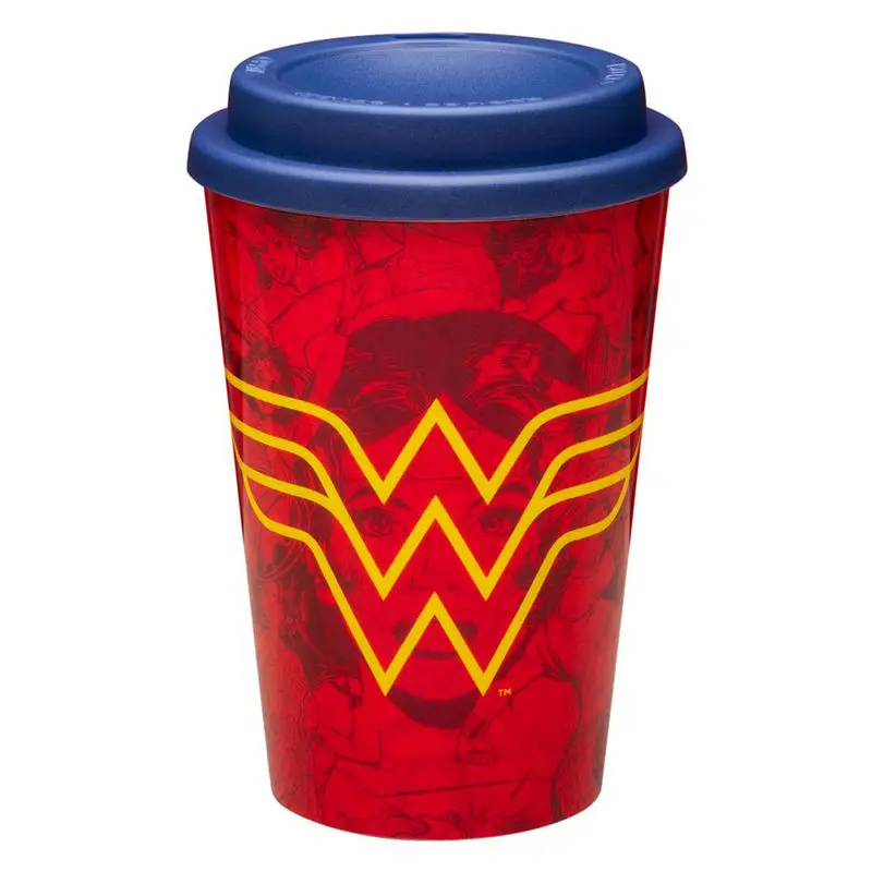 DC Comics Wonder Woman travel glass product photo