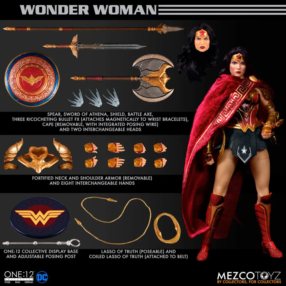 DC Comics Action Figure 1/12 Wonder Woman 17 cm product photo