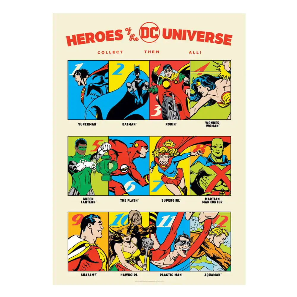 DC Comis Art Print 90th Anniversary Heroes Limited Edition 42 x 30 cm product photo