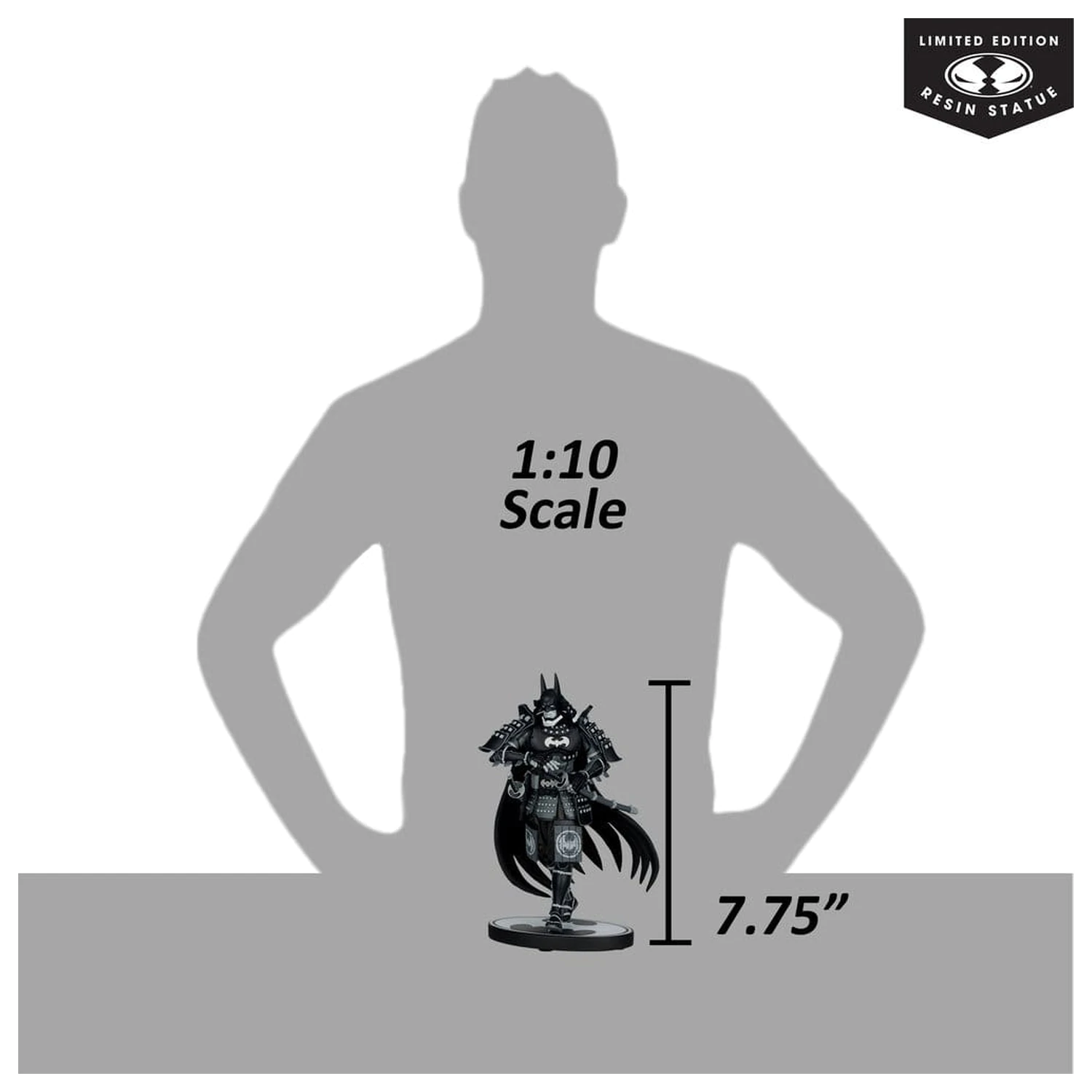 DC Direct Batman Black & White Statue 1/10 Batman Ninja 20 cm product photo