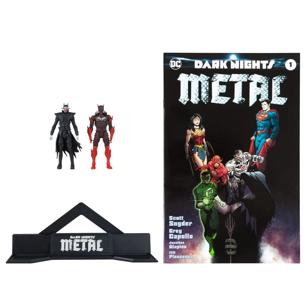 DC Direct Gaming Action Figures Batman Who Laughs & Red Death (Dark Nights Metal #1) 8 cm termékfotó