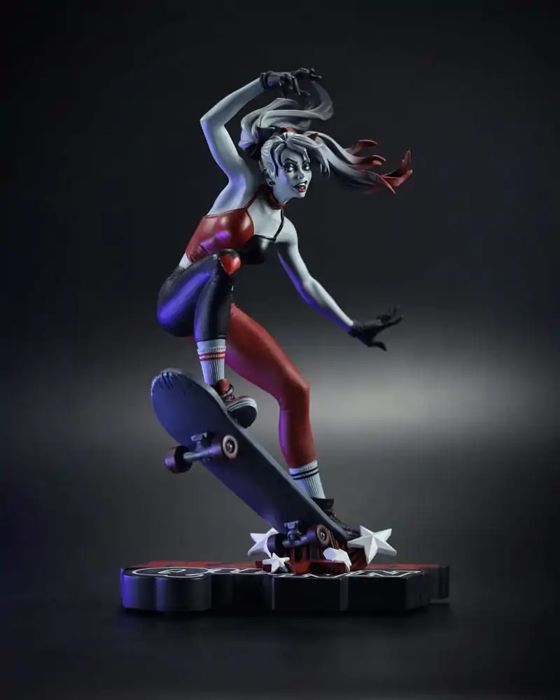 DC Direct Harley Quinn: Red, White & Black Statue 1/10 Harley Quinn by Ivan Tao 20 cm product photo