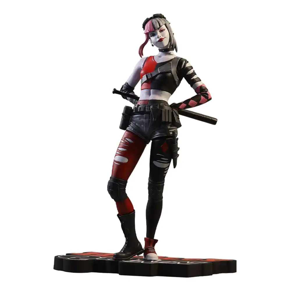 DC Direct Resin Statue Harley Quinn: Red White &amp; Black by Simone Di Meo 17 cm product photo