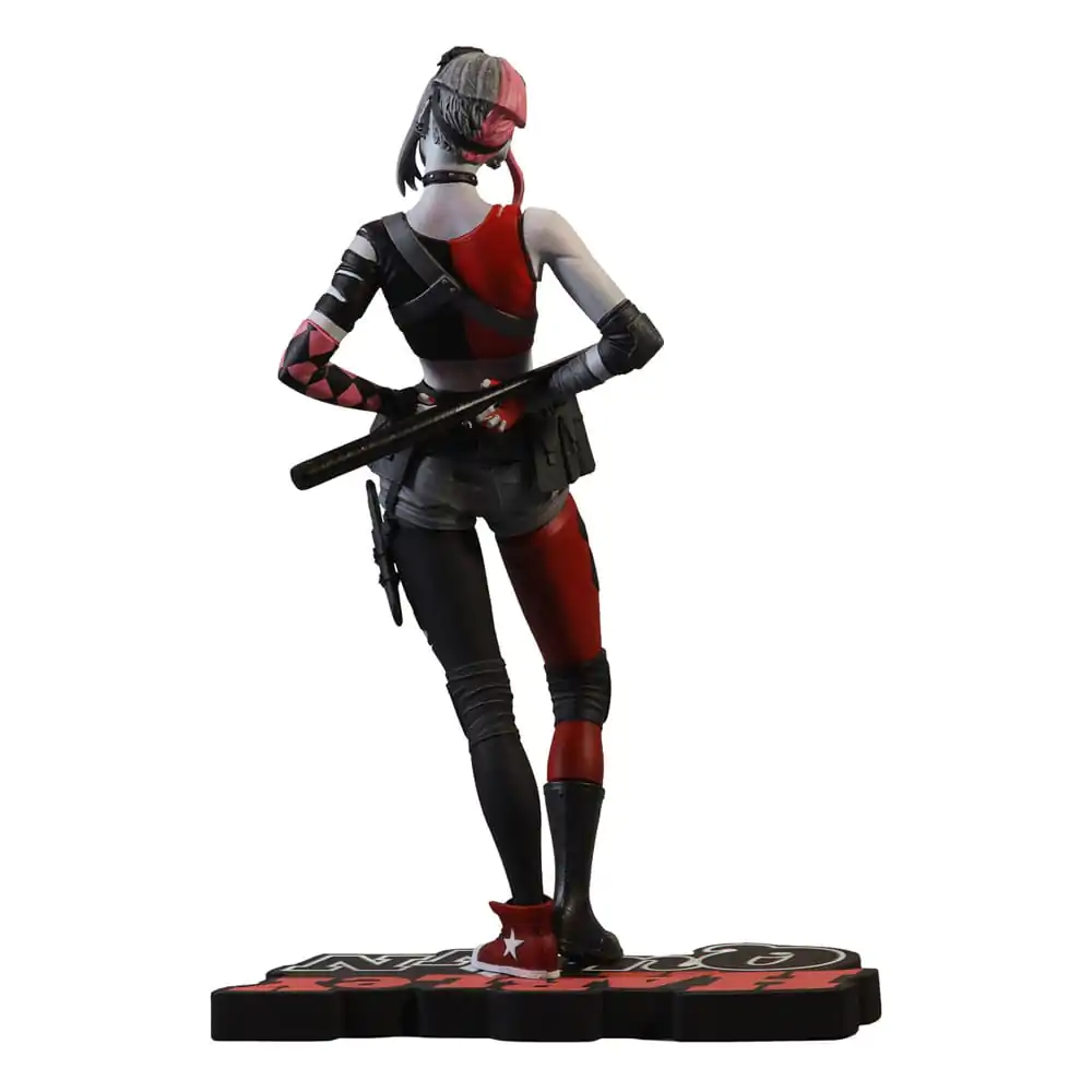 DC Direct Resin Statue Harley Quinn: Red White &amp; Black by Simone Di Meo 17 cm product photo