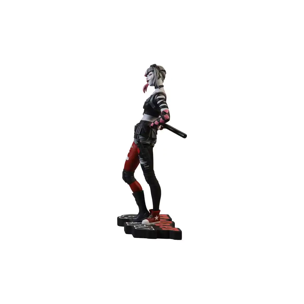 DC Direct Resin Statue Harley Quinn: Red White &amp; Black by Simone Di Meo 17 cm product photo