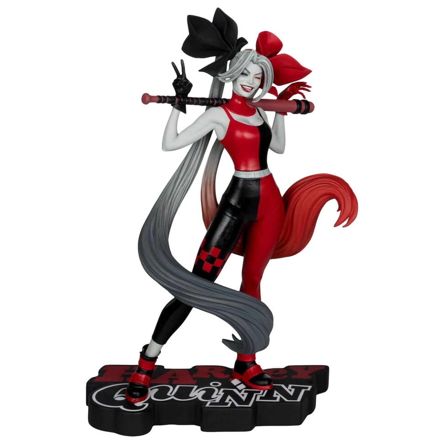 DC Direct Harley Quinn: Red, White & Black Statue 1/10 Harley Quinn by Alex Garner 21 cm product photo